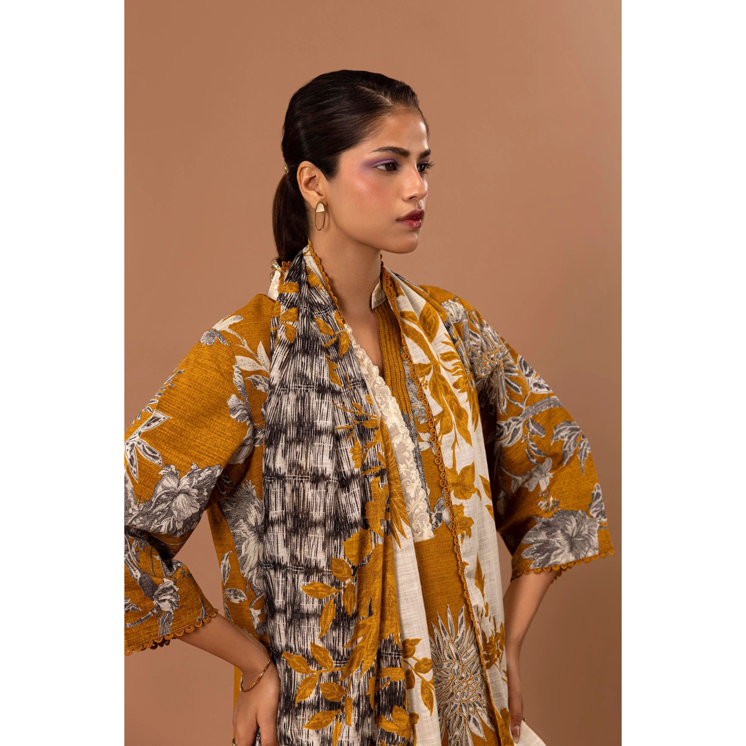 3 Piece – Unstitched Printed Khaddar Suit – SS56008