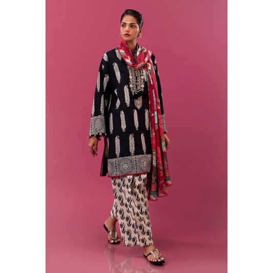 3 Piece – Unstitched Printed Khaddar Suit – SS56005