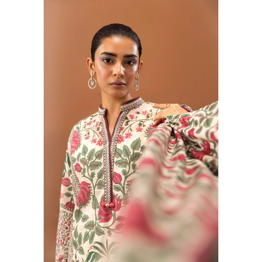 3 Piece – Unstitched Printed Khaddar Suit – SS56003