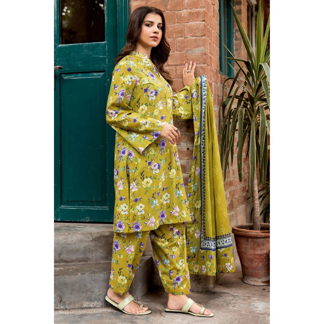 3 Piece – Unstitched Printed Khaddar Suit – MKS429003