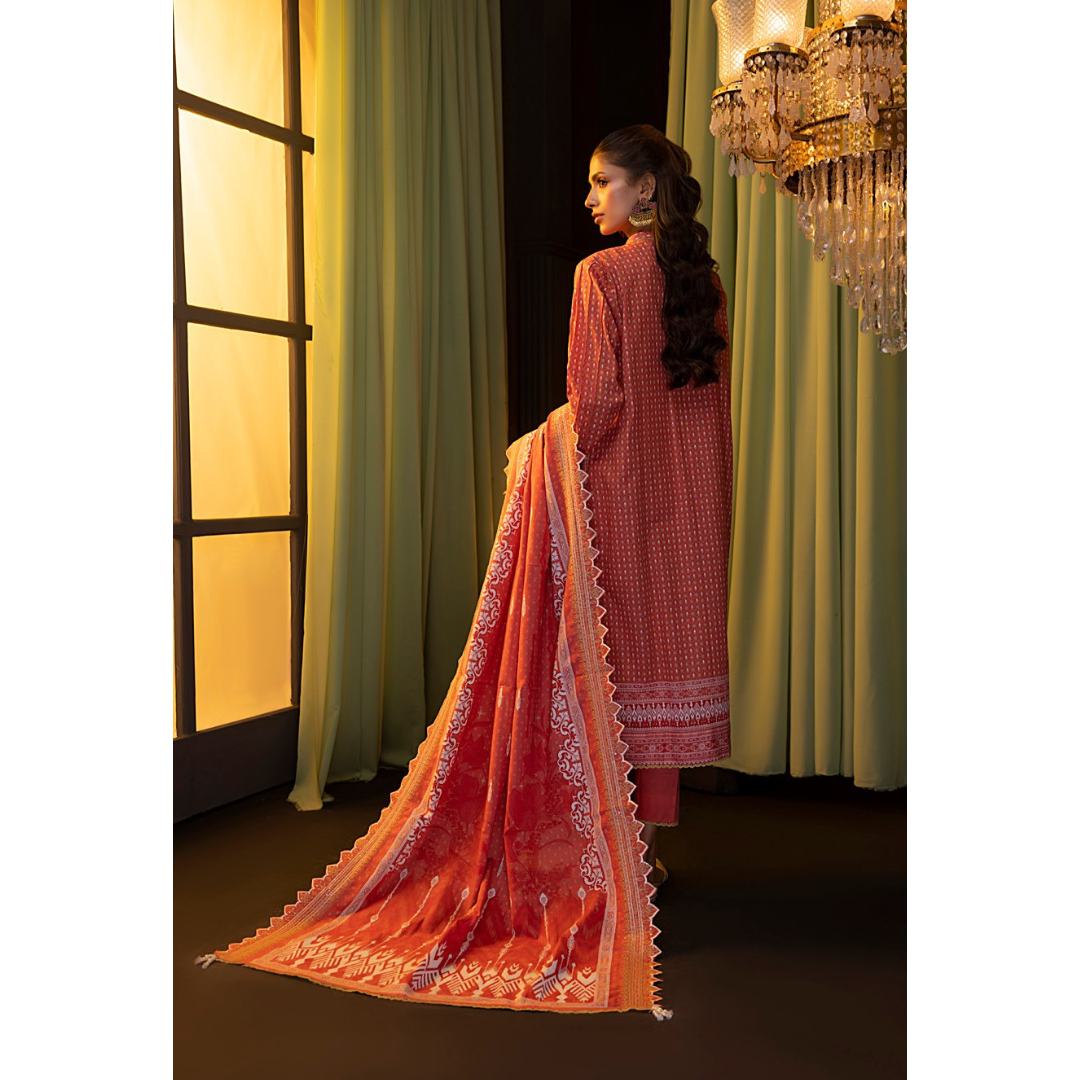 3 Piece – Unstitched Embroidered Cutwork Khaddar Suit – RegS00876510