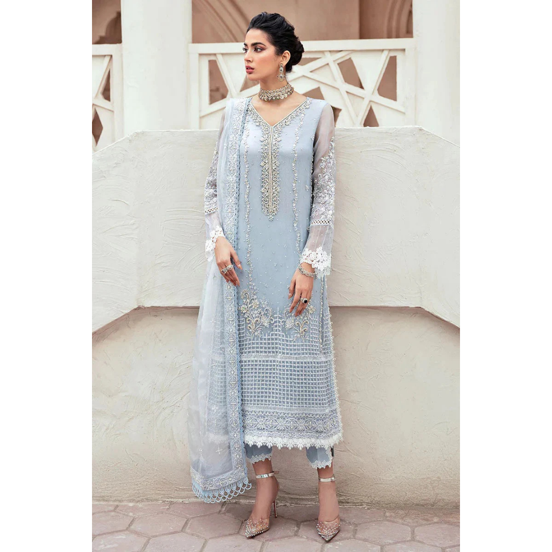 3 Piece- Adda Work Embroidered Suit-ZE979044