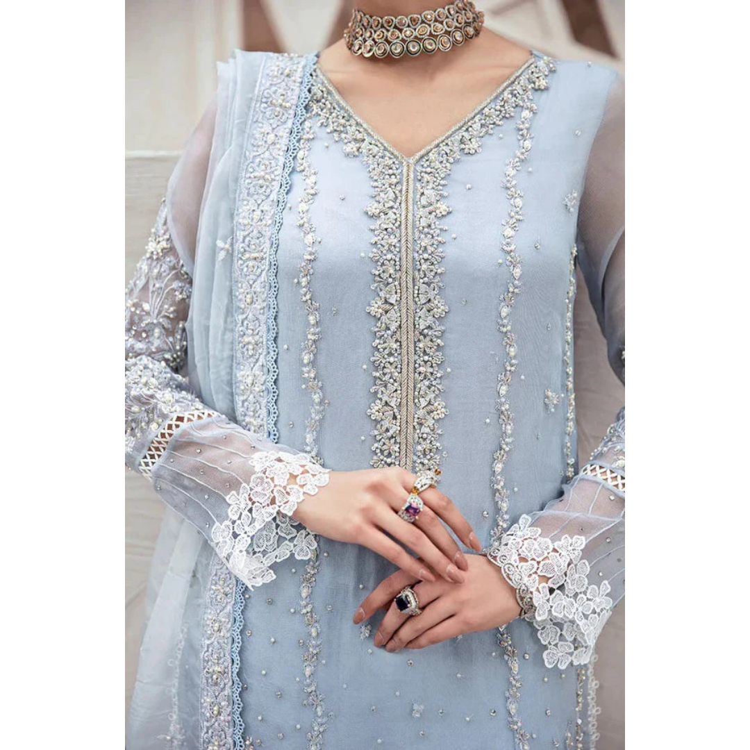 3 Piece- Adda Work Embroidered Suit-ZE979044